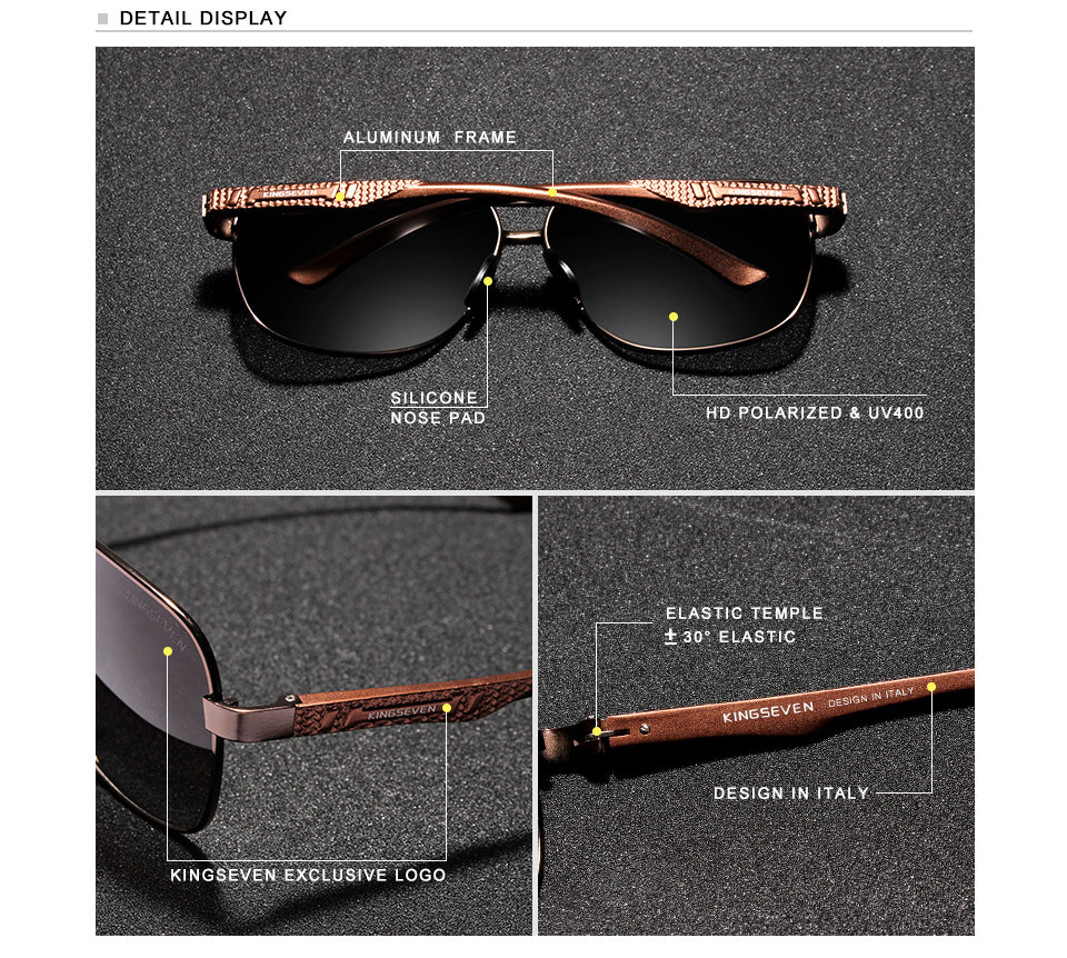 KINGSEVEN Sunglasses Aviator Series N7188