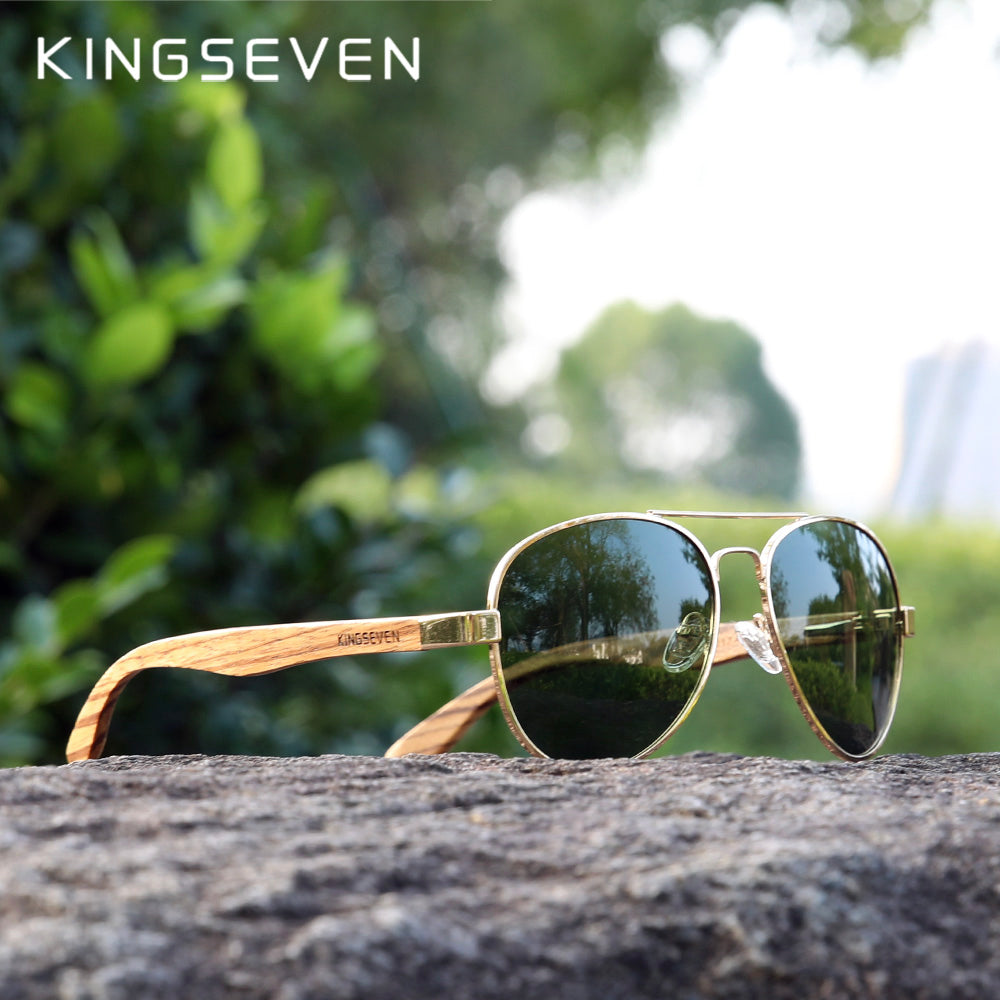 KINGSEVEN Sunglasses Wooden Series Z5518