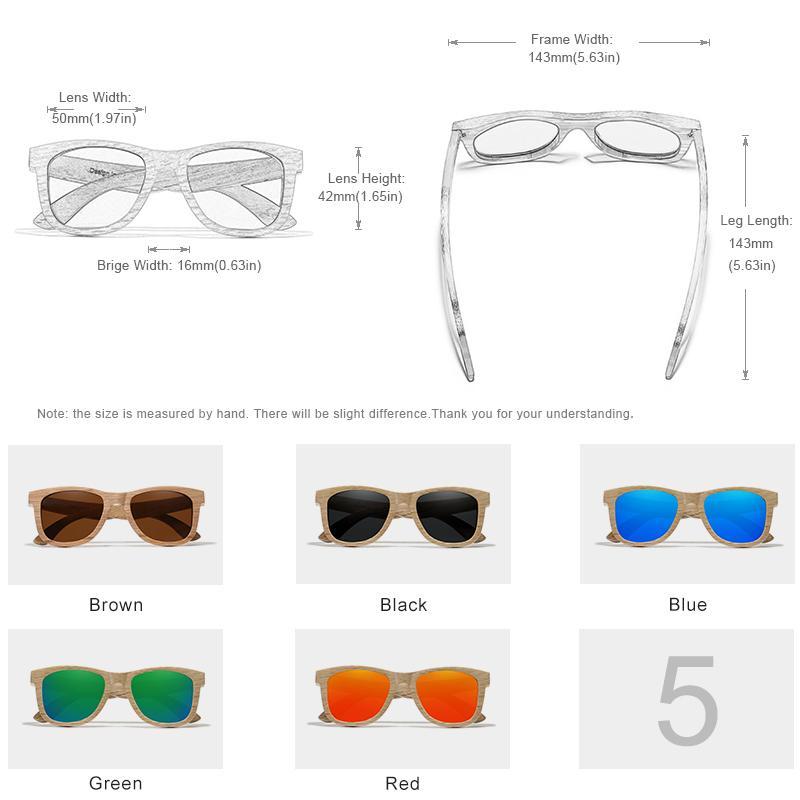 KINGSEVEN Sunglasses Wooden Series N5909