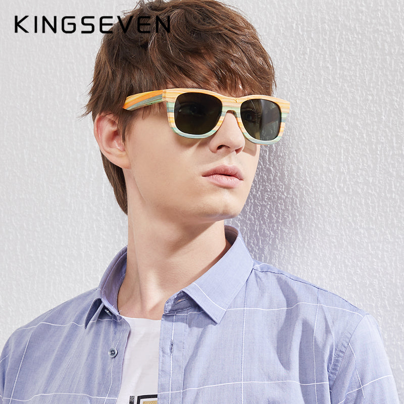 KINGSEVEN Sunglasses Wooden Series N5915