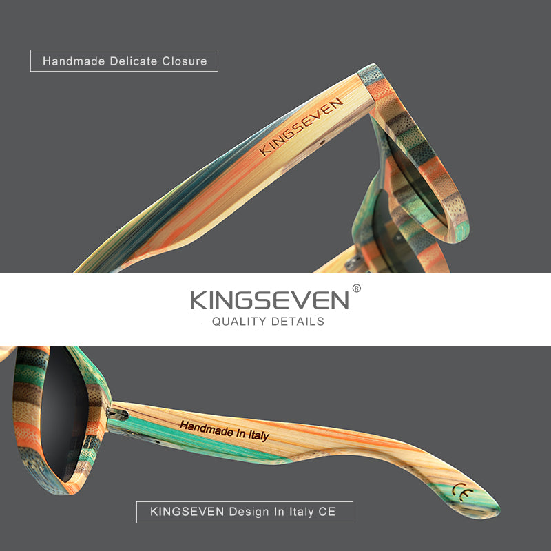 KINGSEVEN Sunglasses Wooden Series N5915