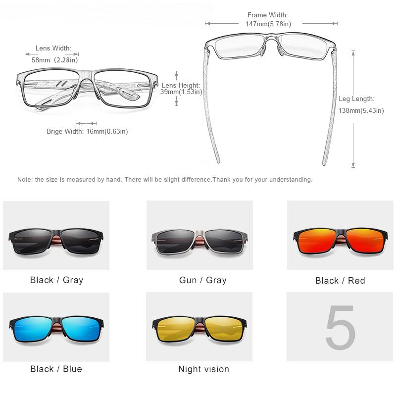 KINGSEVEN Sunglasses Night Vision Series B5507