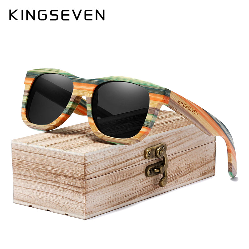KINGSEVEN Sunglasses Wooden Series N5915