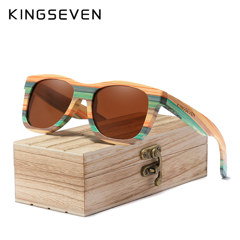 KINGSEVEN Sunglasses Wooden Series N5915