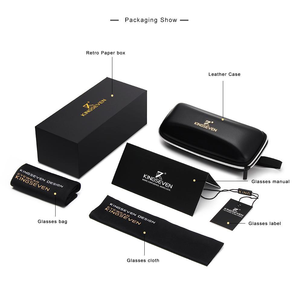 KINGSEVEN Sunglasses Wooden Series N5516