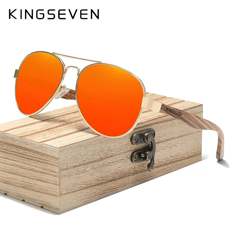 KINGSEVEN Sunglasses Wooden Series Z5518