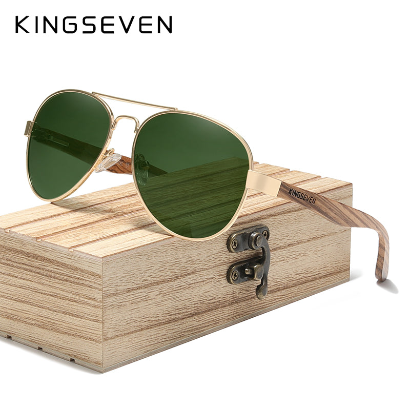 KINGSEVEN Sunglasses Wooden Series Z5518
