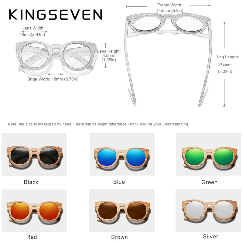 KINGSEVEN Sunglasses Wooden Series G5920