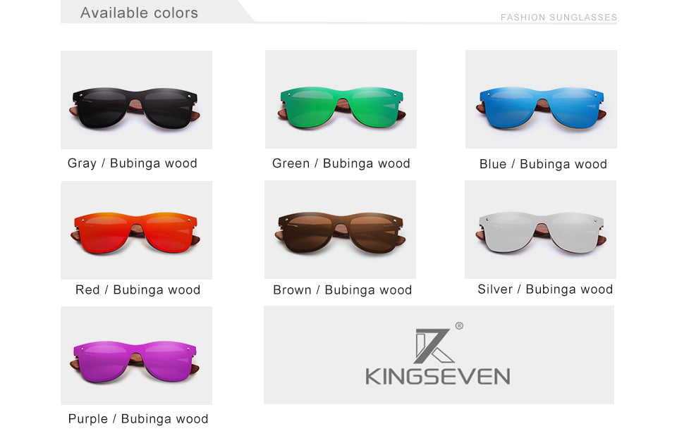 KINGSEVEN Sunglasses Wooden Series B5504