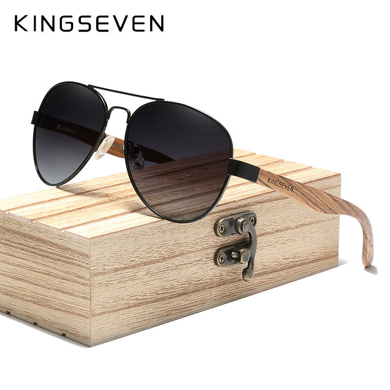KINGSEVEN Sunglasses Wooden Series Z5518