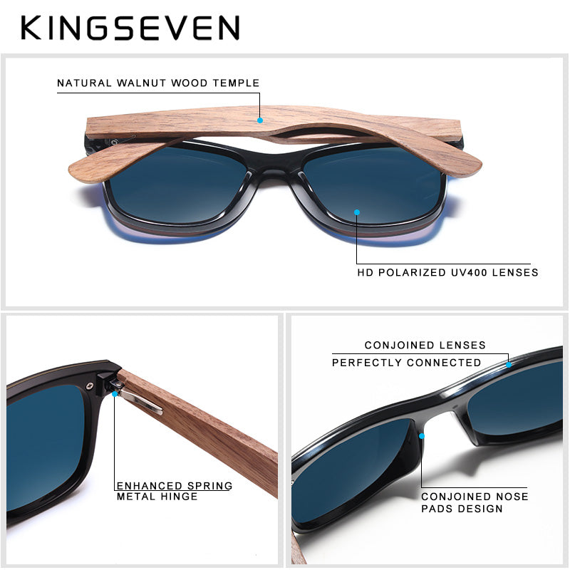 KINGSEVEN Sunglasses Wooden Series W5504