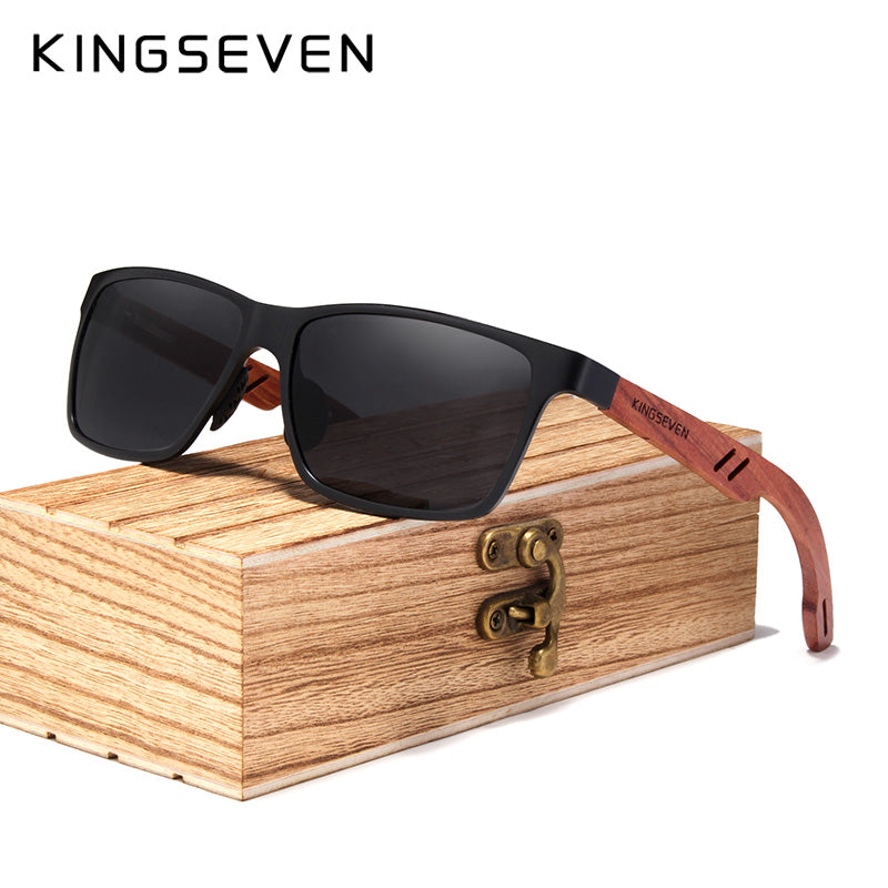 KINGSEVEN Sunglasses Wooden Series B5507 – KINGSEVEN Global Store