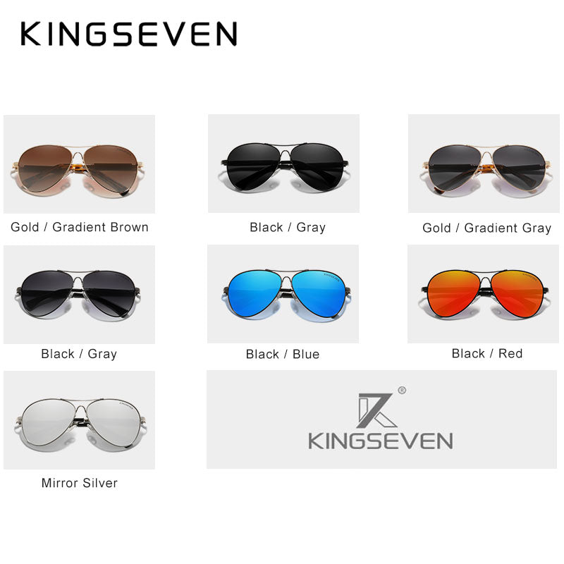 KINGSEVEN Sunglasses Aviator Series N7730