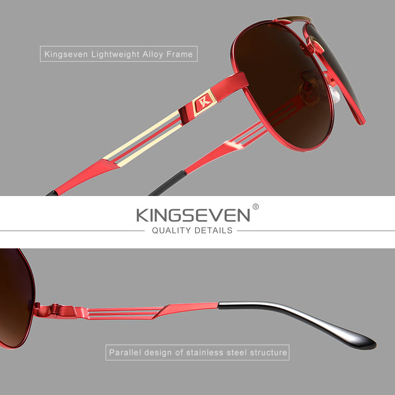 KINGSEVEN Sunglasses Aviator Series N7432