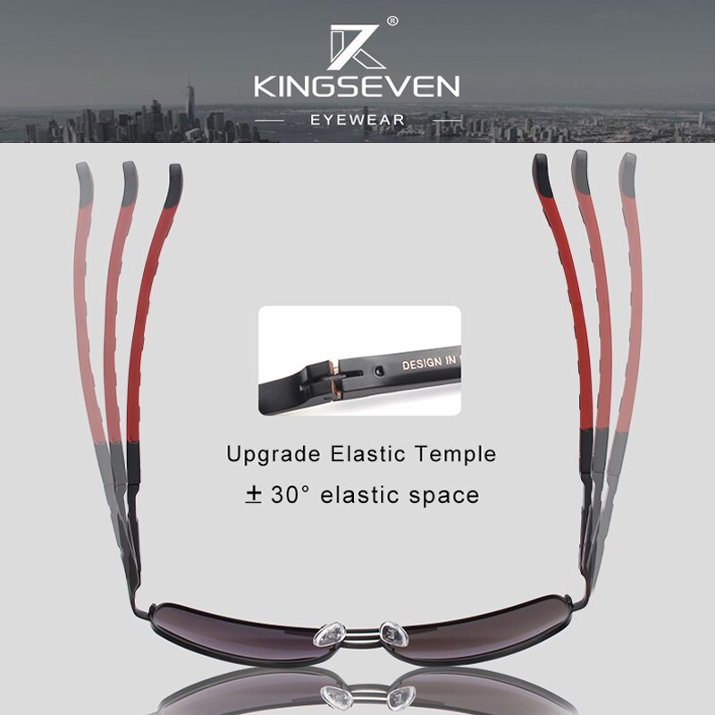 KINGSEVEN Sunglasses Aviator Series N724