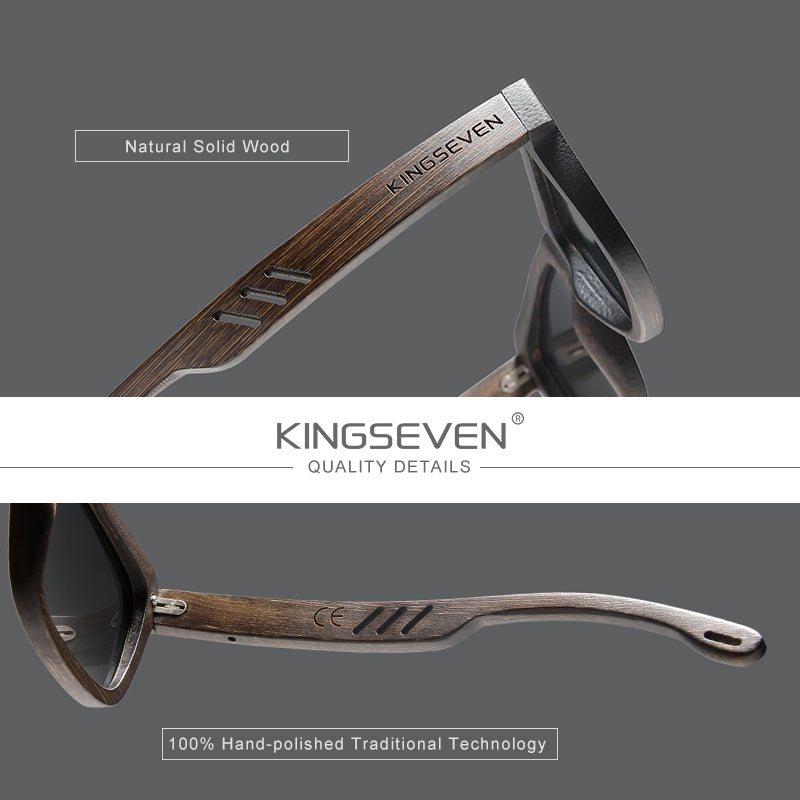 KINGSEVEN Sunglasses Wooden Series N5907