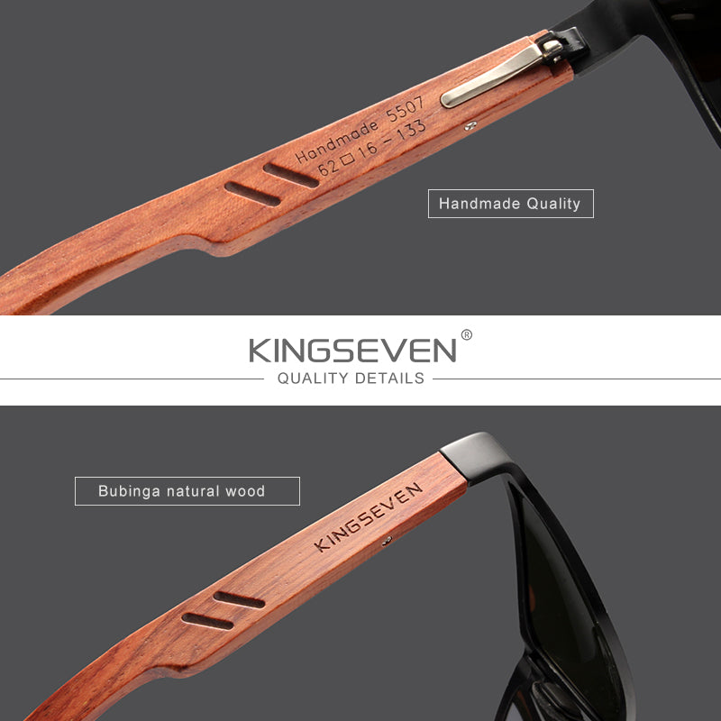 KINGSEVEN Sunglasses Wooden Series B5507