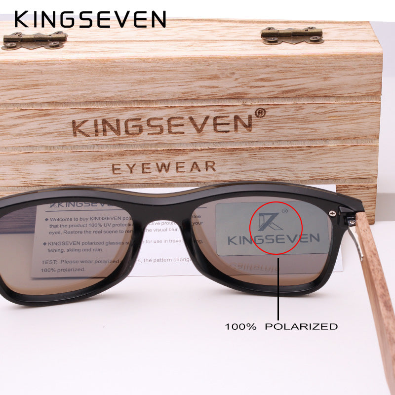 KINGSEVEN Sunglasses Wooden Series W5504