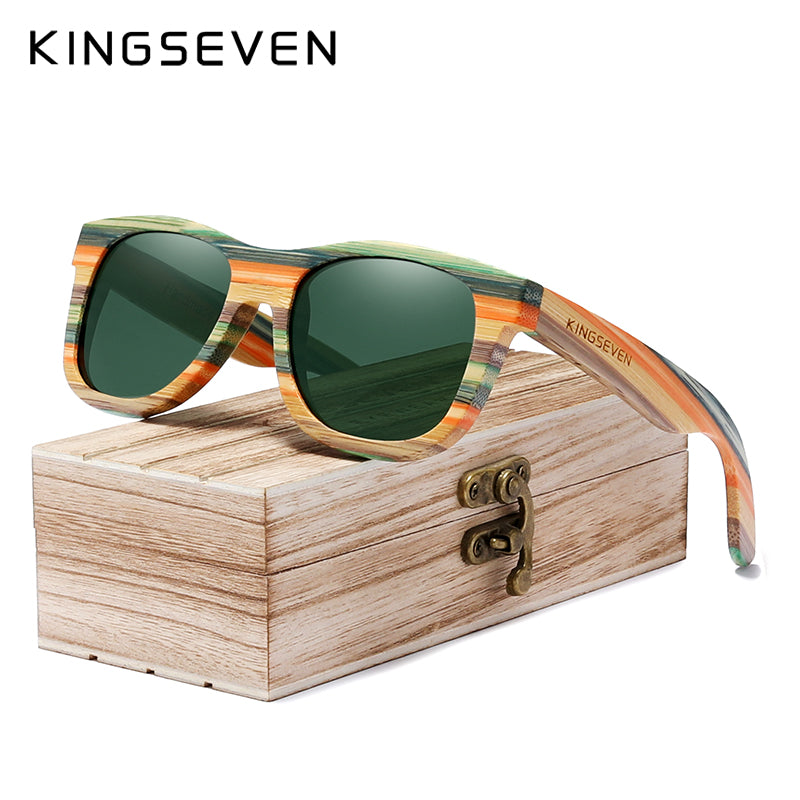KINGSEVEN Sunglasses Wooden Series N5915