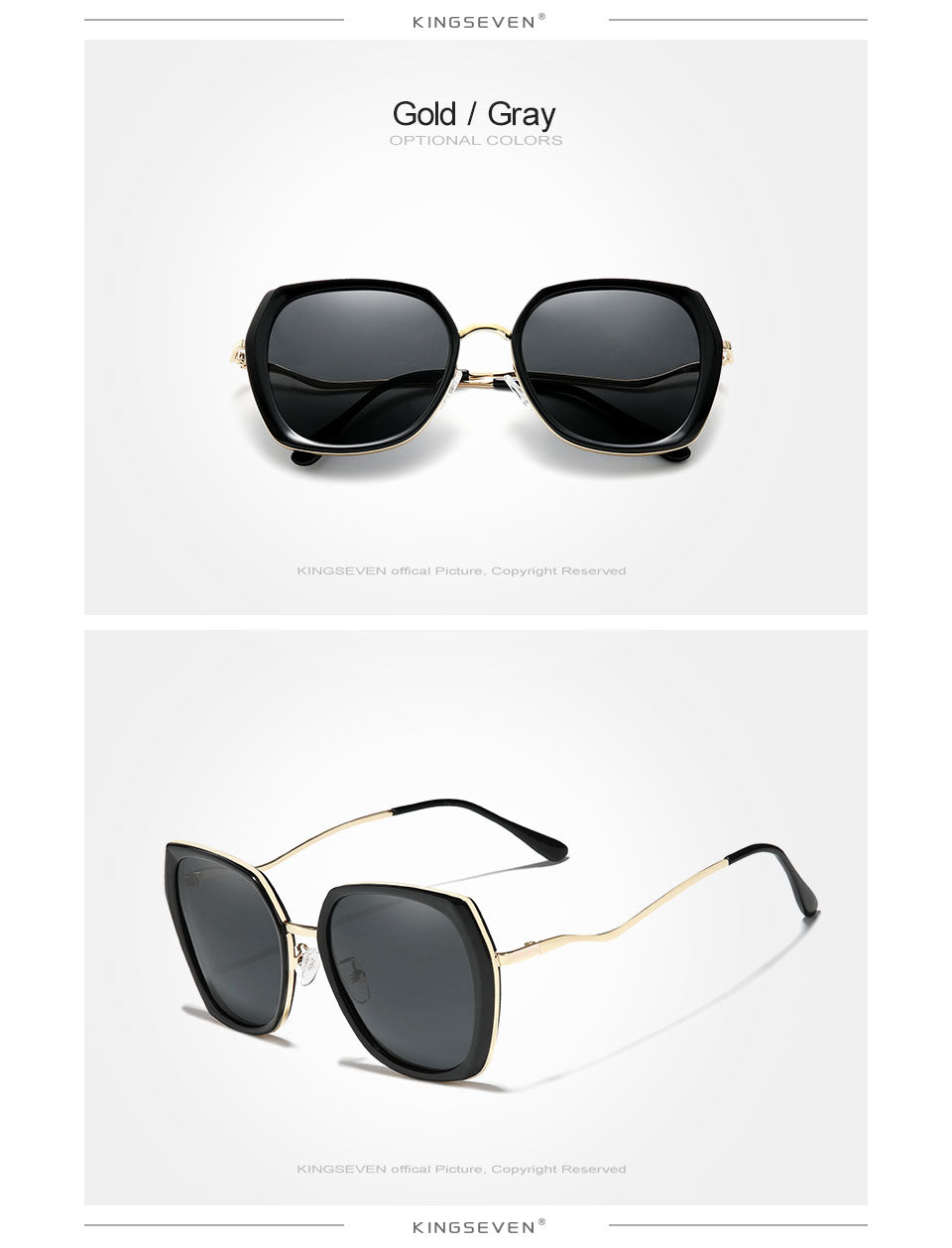 KINGSEVEN Sunglasses Ladies Series  N7832